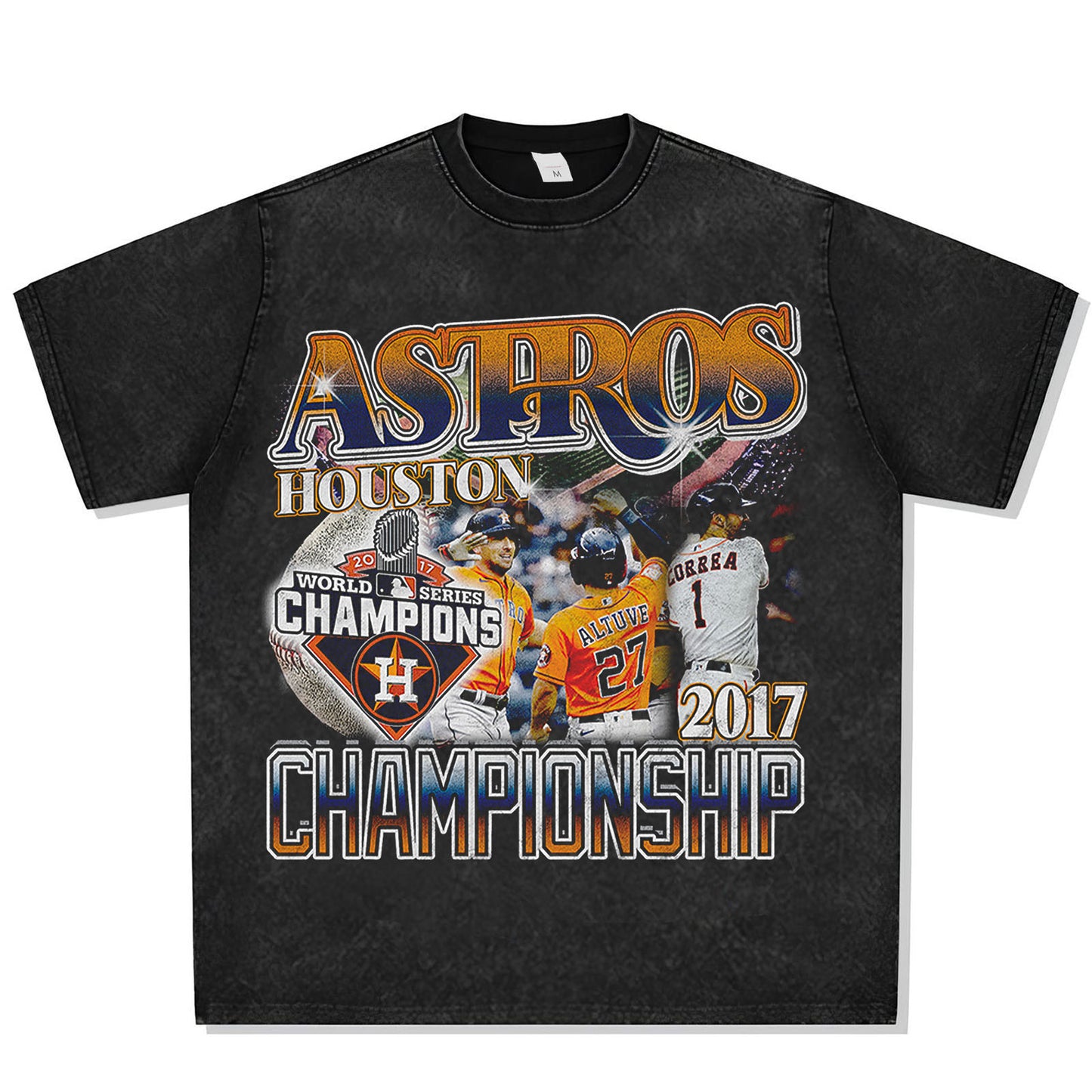 Astros 2017 World Series Font Graphic Tee