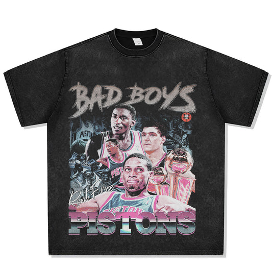 Bad Boys (Pistons) Font Graphic Tee