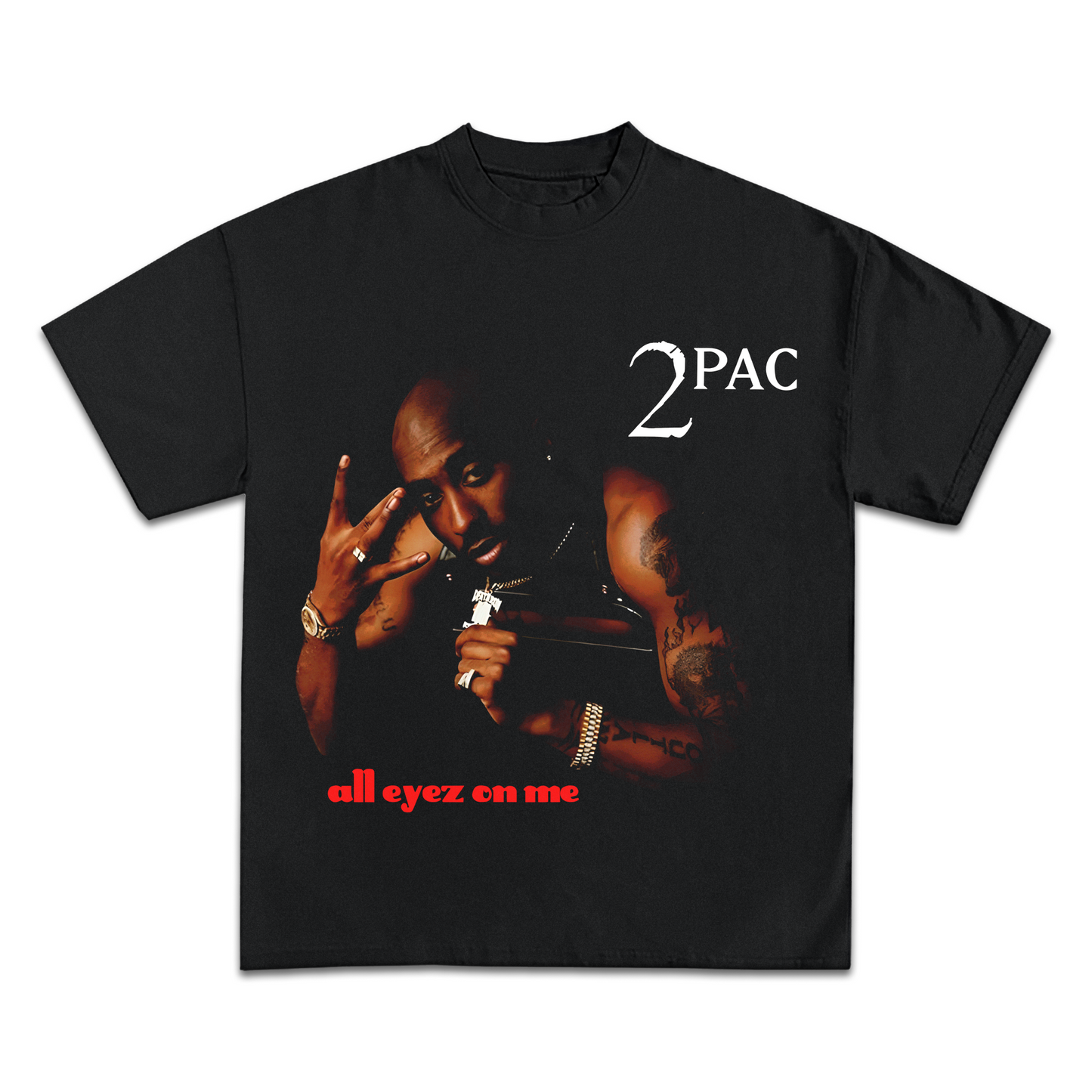 2PAC ALL EYEZ ON ME GRAPHIC T-SHIRT