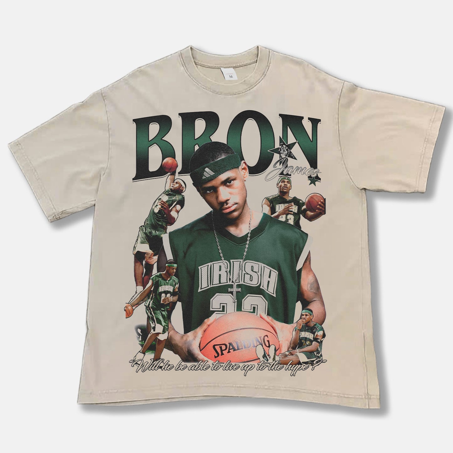 Bron James Font Graphic Tee