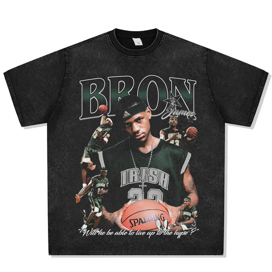 Bron James Font Graphic Tee