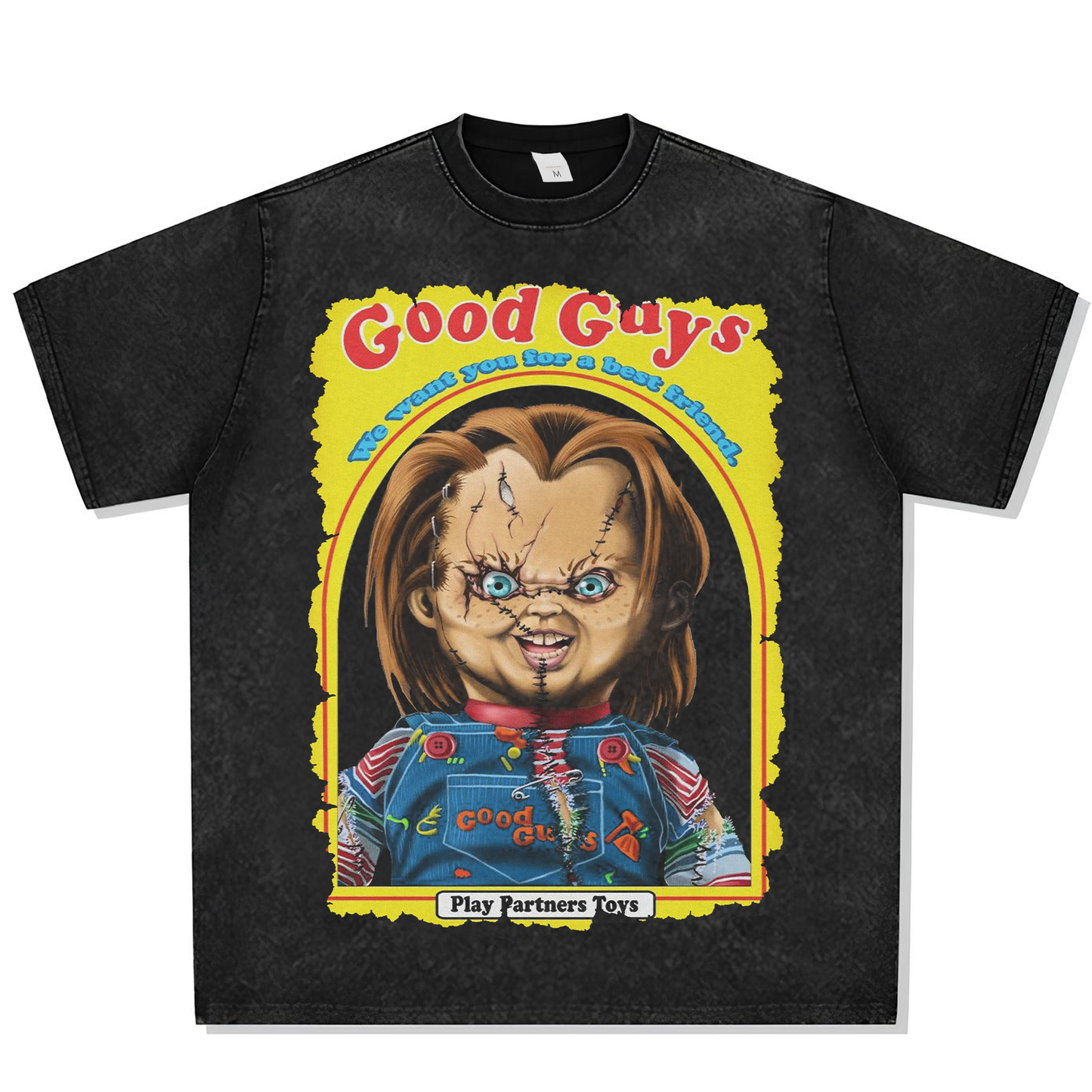 Chucky Good Guys Font Graphic Tee