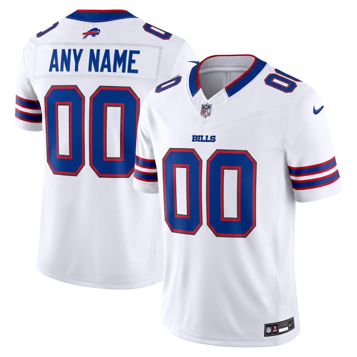 Buffalo Bills Jersey Vapor F.U.S.E. Stitched Limited Away Jersey 2026 - White