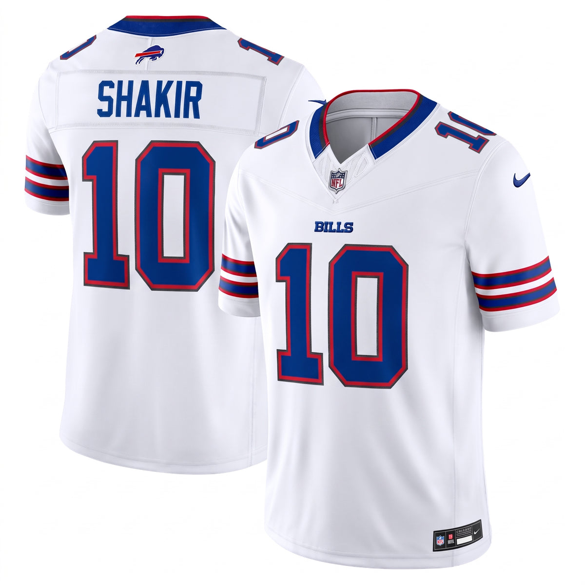 Buffalo Bills Jersey Vapor F.U.S.E. Stitched Limited Away Jersey 2026 - White