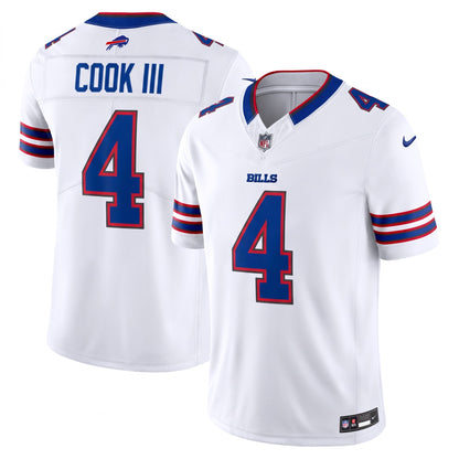 Buffalo Bills Jersey Vapor F.U.S.E. Stitched Limited Away Jersey 2026 - White