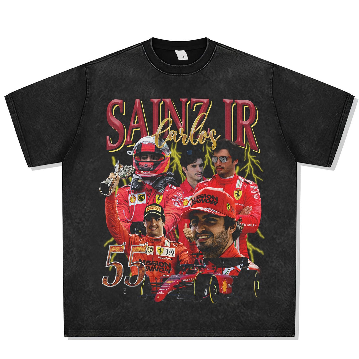 Carlos Sainz Jr Font Graphic Tee