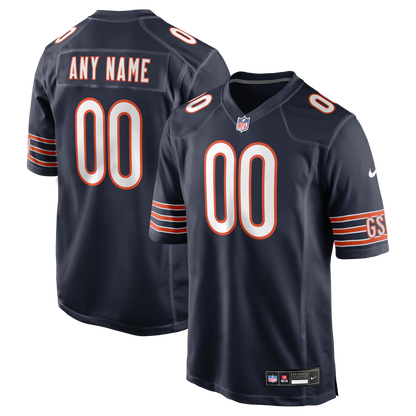Chicago Bears Jersey 2026 Home Player Game Jersey Navy