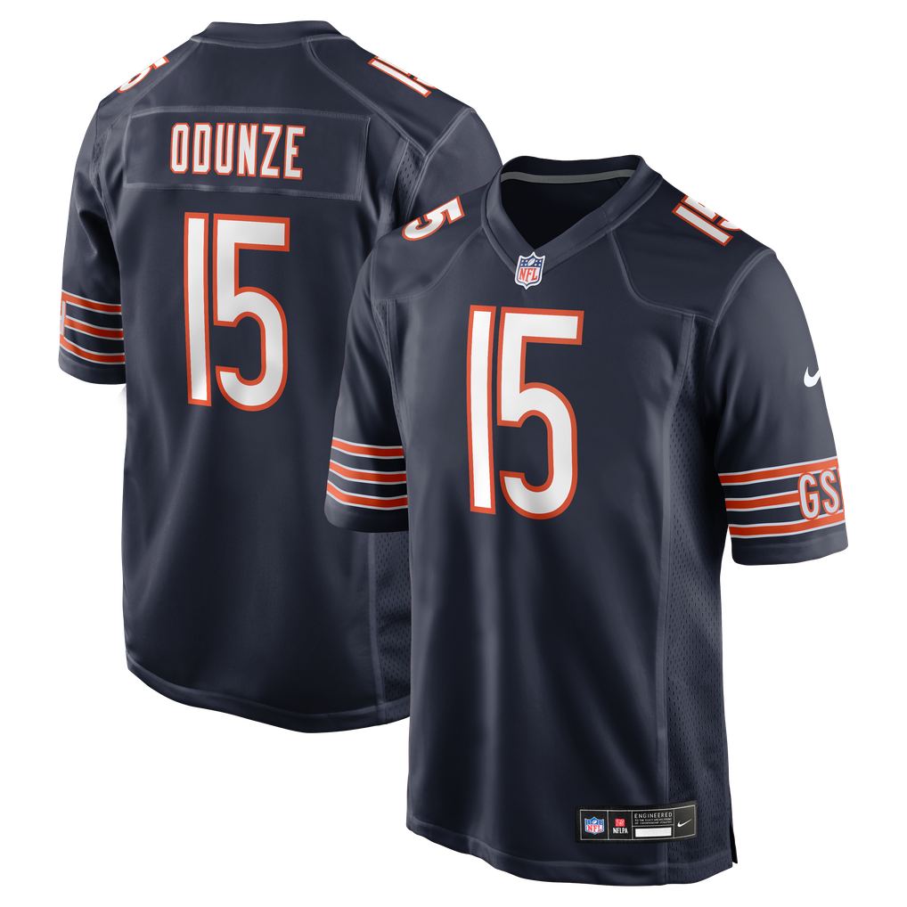 Chicago Bears Jersey 2026 Home Player Game Jersey Navy