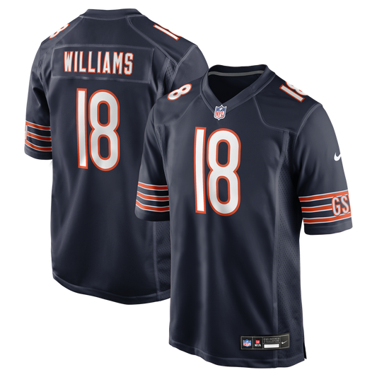 Chicago Bears Jersey 2026 Home Player Game Jersey Navy