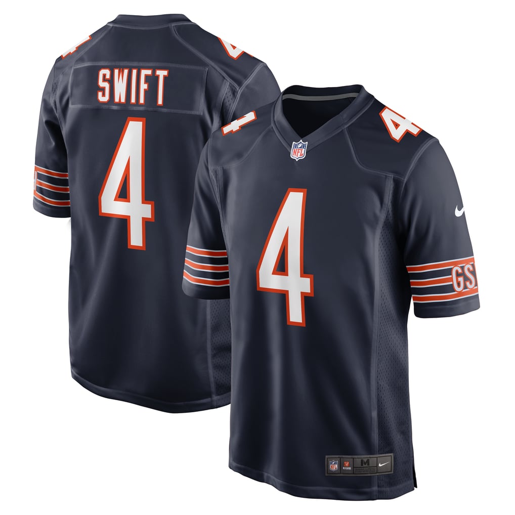 Chicago Bears Jersey 2026 Home Player Game Jersey Navy