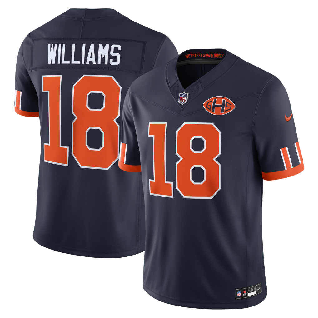 Chicago Bears Jersey 2026 Rivalries Collection Stitched Limited Jersey Navy