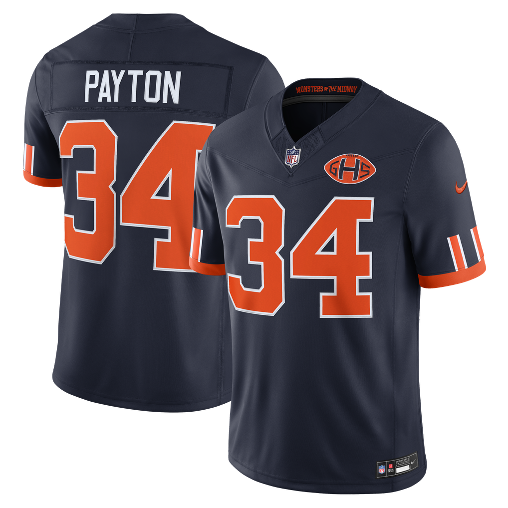 Chicago Bears Jersey 2026 Rivalries Collection Stitched Limited Jersey Navy