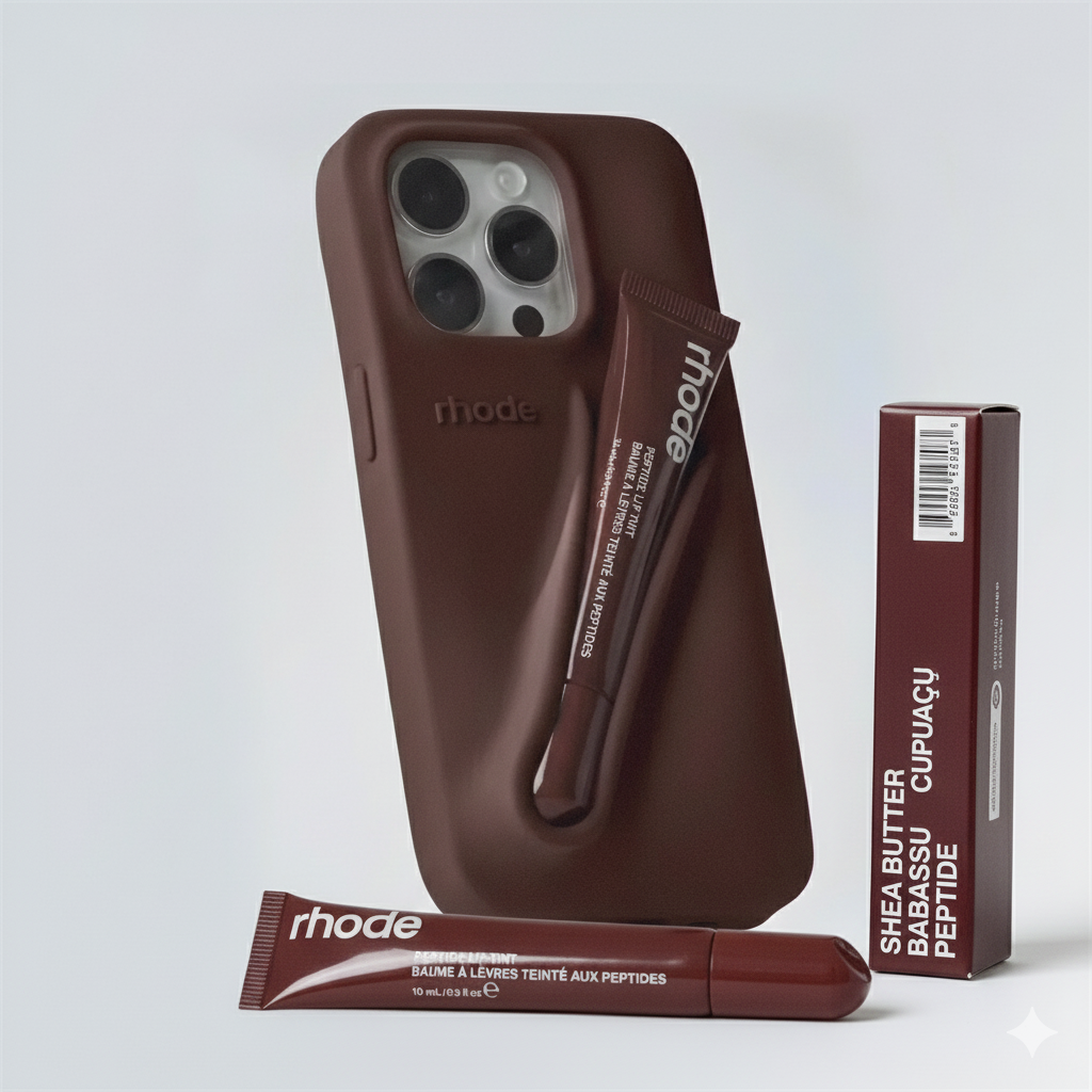 Rhode Phone Case - With Lip case Minimalist Solid Color Rhode Soft Silicone Phone Case New