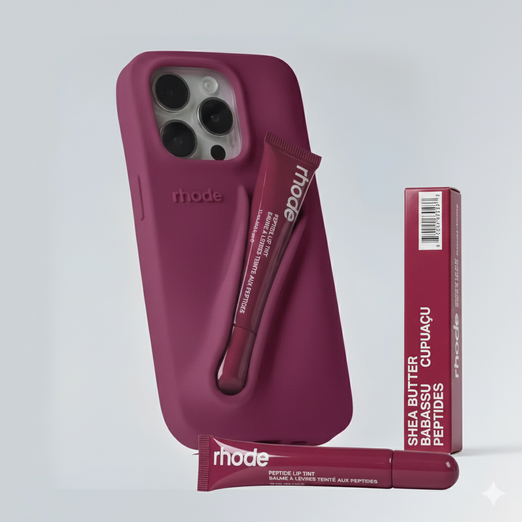 Rhode Phone Case - With Lip case Minimalist Solid Color Rhode Soft Silicone Phone Case New