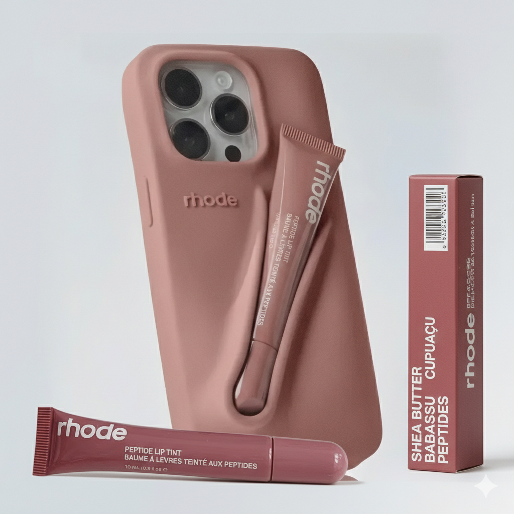 Rhode Phone Case - With Lip case Minimalist Solid Color Rhode Soft Silicone Phone Case New