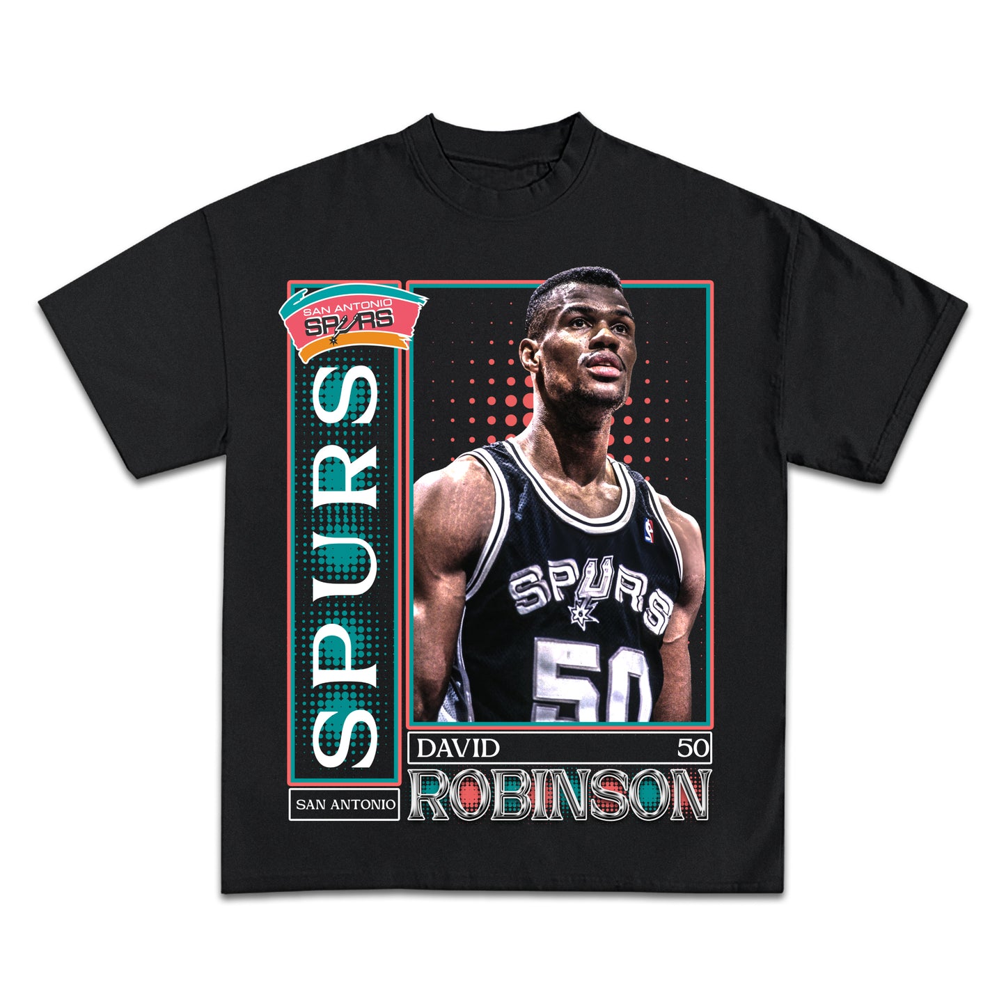 DAVID ROBINSON SAN ANTONIO SPURS VINTAGE T-SHIRT
