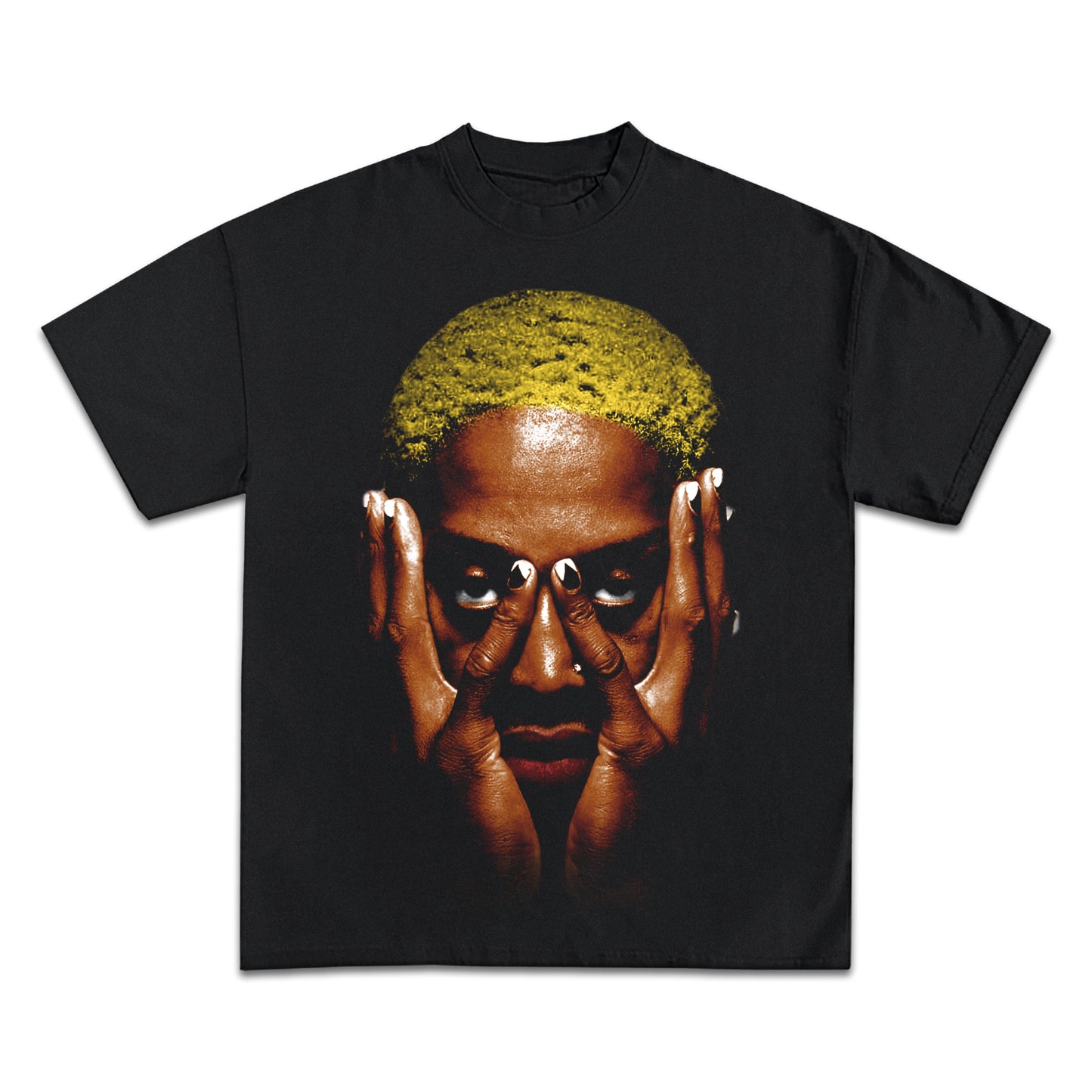 DENNIS RODMAN JUMBO YELLOW T-SHIRT