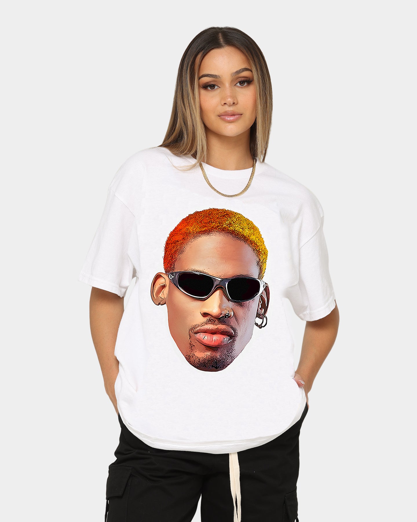 DENNIS RODMAN JUMBO GRAPHIC T-SHIRT