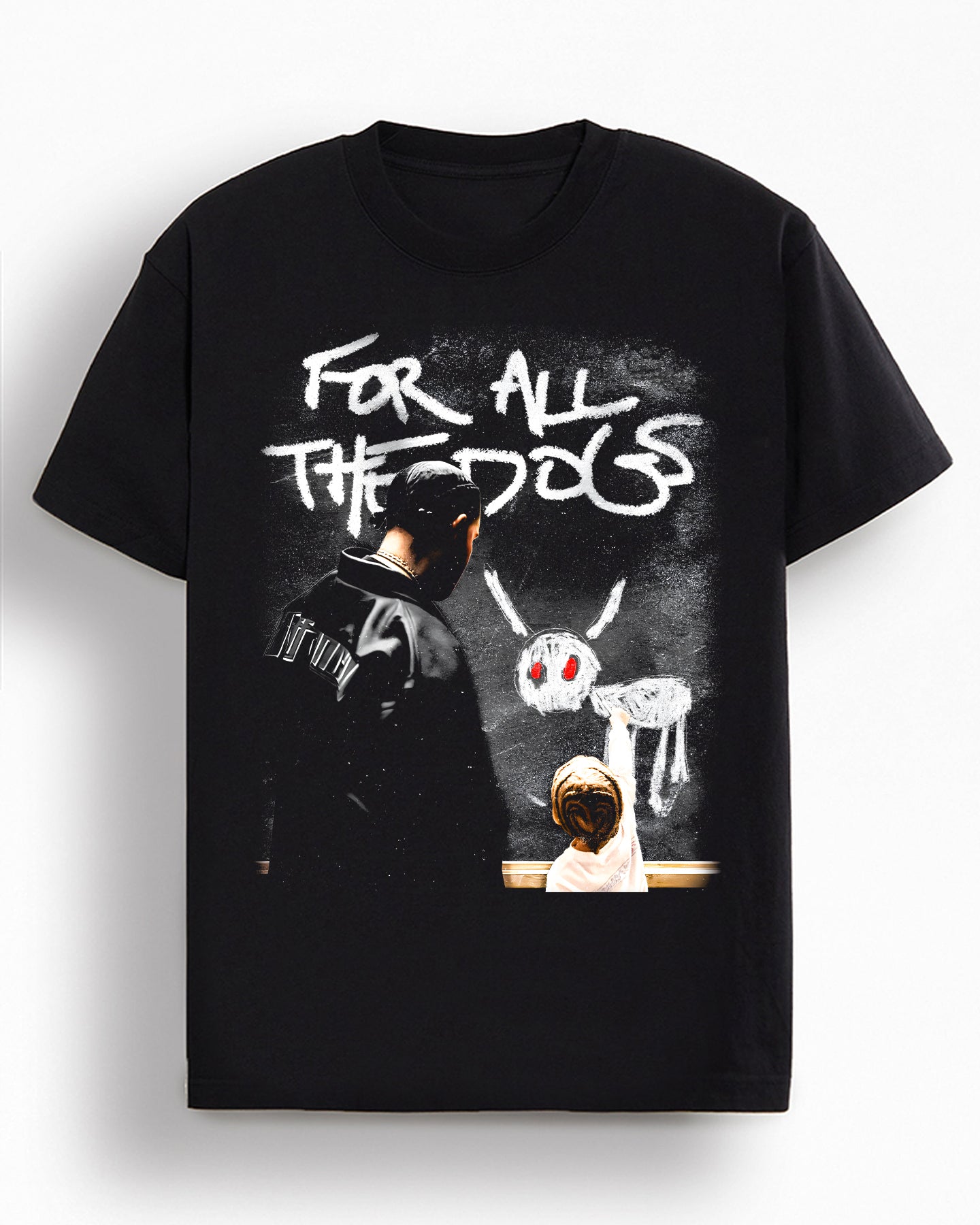 DRAKE FOR ALL THE DOGS EXCLUSIVE GRAPHIC T-SHIRT