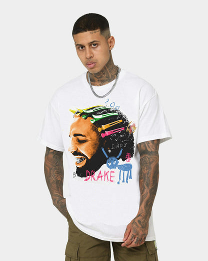 DRAKE FOR ALL THE DOGS WHITE GRAPHIC T-SHIRT