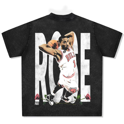 D Rose Font Graphic Tee