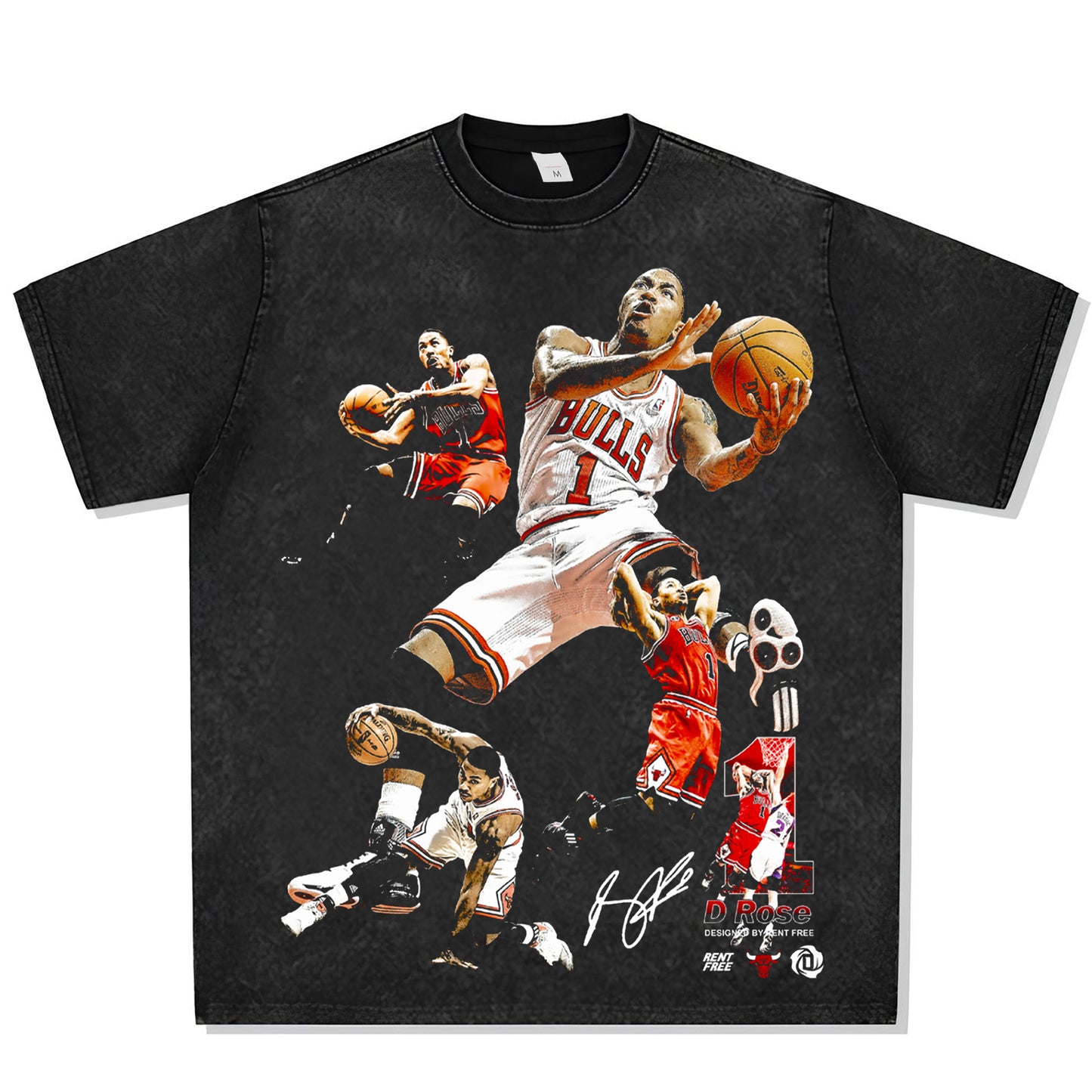 D Rose Font Graphic Tee