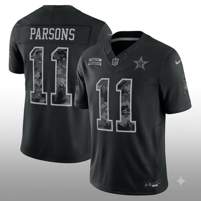 Dallas Cowboys Jersey 2026 Salute to Service Retired Player Stitched Limited Jersey - Black