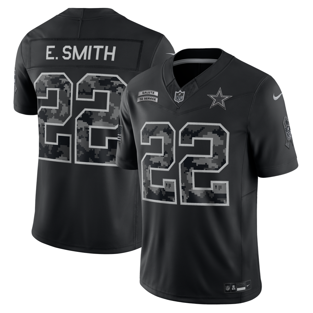 Dallas Cowboys Jersey 2026 Salute to Service Retired Player Stitched Limited Jersey - Black