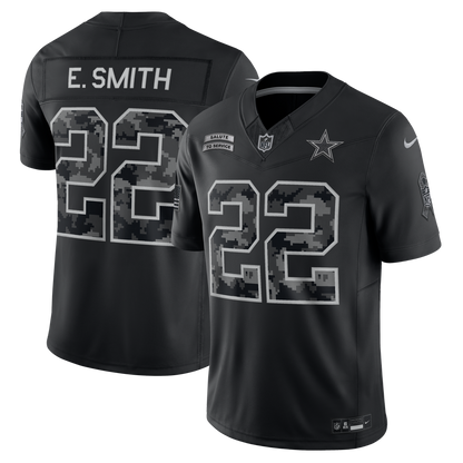 Dallas Cowboys Jersey 2026 Salute to Service Retired Player Stitched Limited Jersey - Black