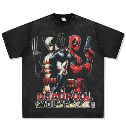 Deadpool & Wolverine Font Graphic Tee