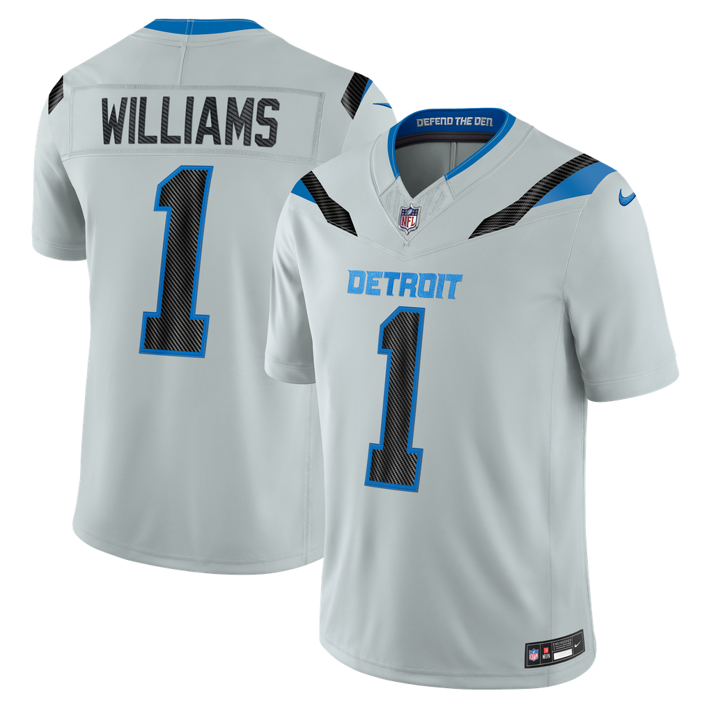 Detroit Lions Jersey 2026 Rivalries Collection Stitched Limited Jersey - Silver