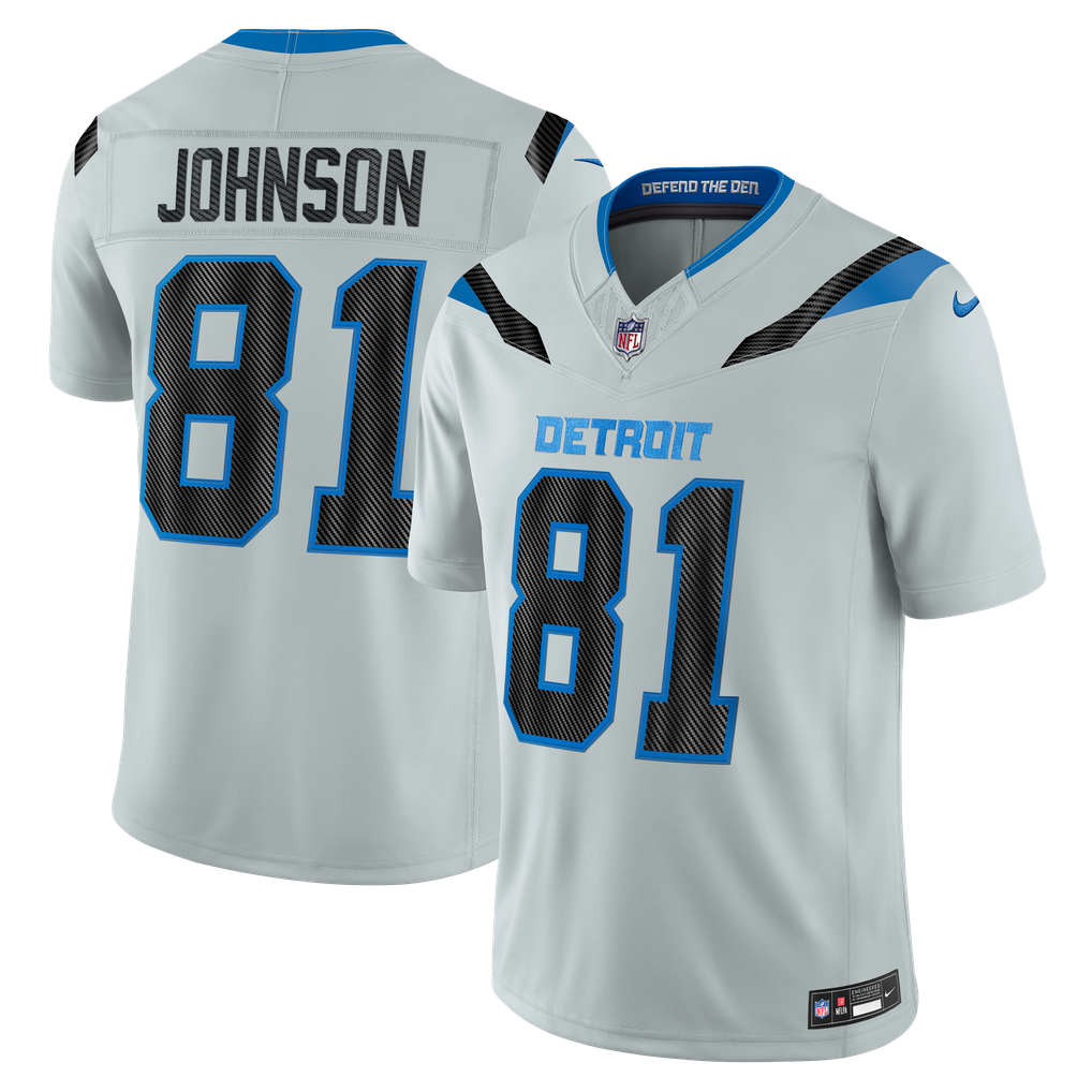 Detroit Lions Jersey 2026 Rivalries Collection Stitched Limited Jersey - Silver