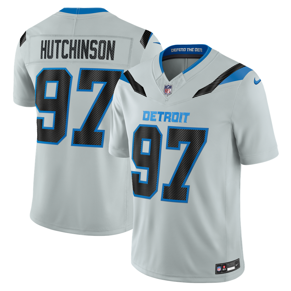 Detroit Lions Jersey 2026 Rivalries Collection Stitched Limited Jersey - Silver
