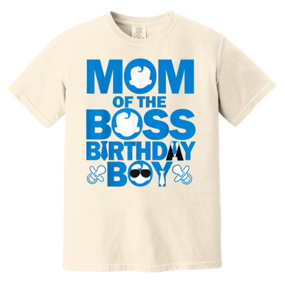 Mom And Dad Boss Birthday Boy Baby Family Party Decorations T-Shirt