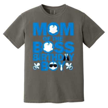 Mom And Dad Boss Birthday Boy Baby Family Party Decorations T-Shirt