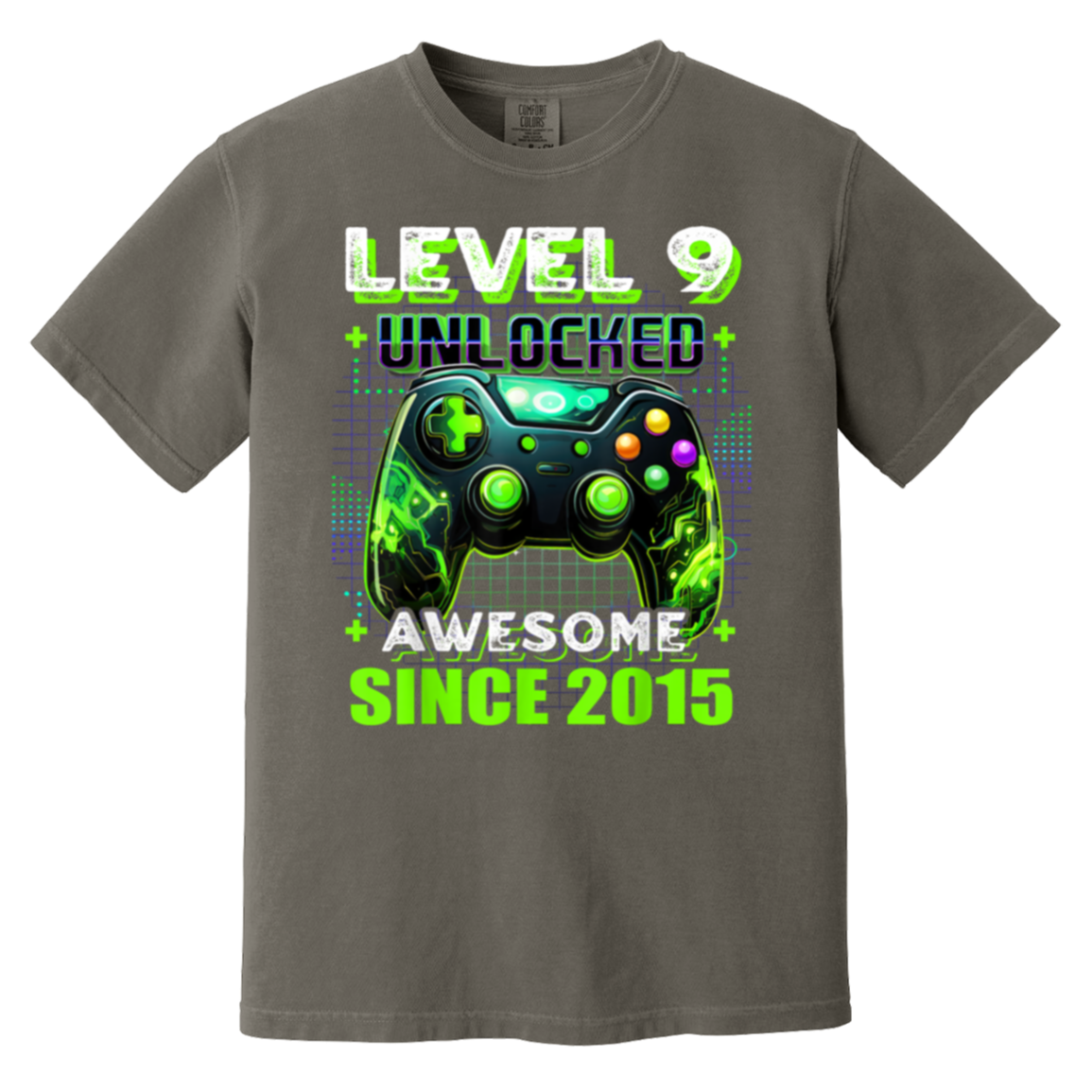 9th Birthday Gamer 9 Year Old Funny Bday Boy Nine Son T-Shirt