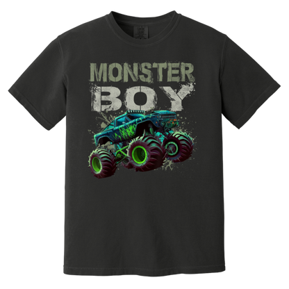 Monster Truck Boy Family Matching Monster Truck Lovers T-Shirt