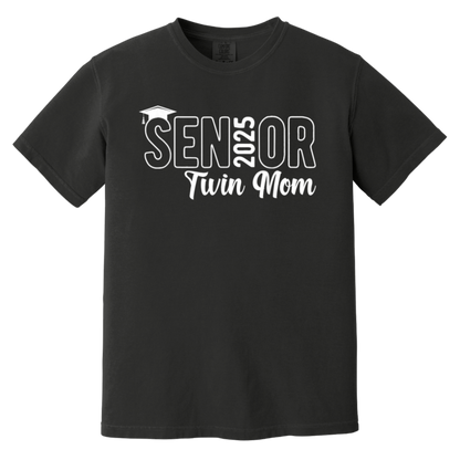 Proud Senior Twin Mom 2025 T Shirt