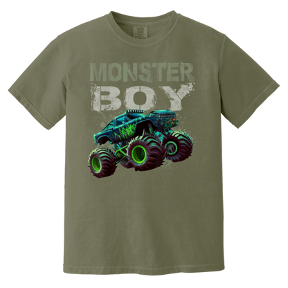 Monster Truck Boy Family Matching Monster Truck Lovers T-Shirt