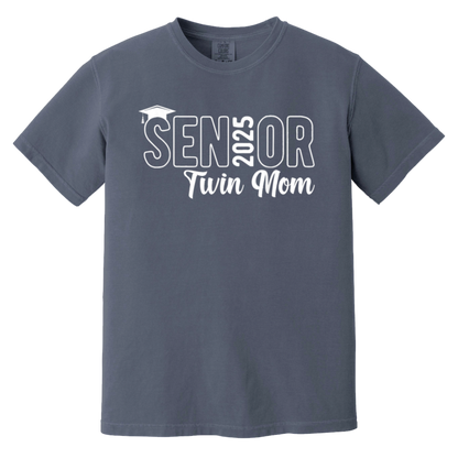 Proud Senior Twin Mom 2025 T Shirt