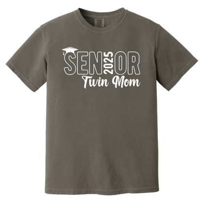 Proud Senior Twin Mom 2025 T Shirt