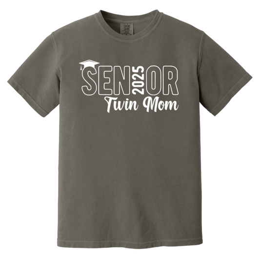 Proud Senior Twin Mom 2025 T Shirt