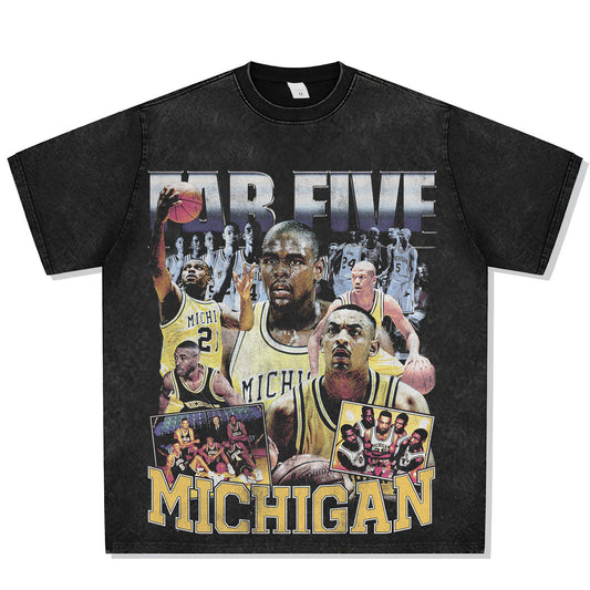 Fab Five Font Graphic Tee