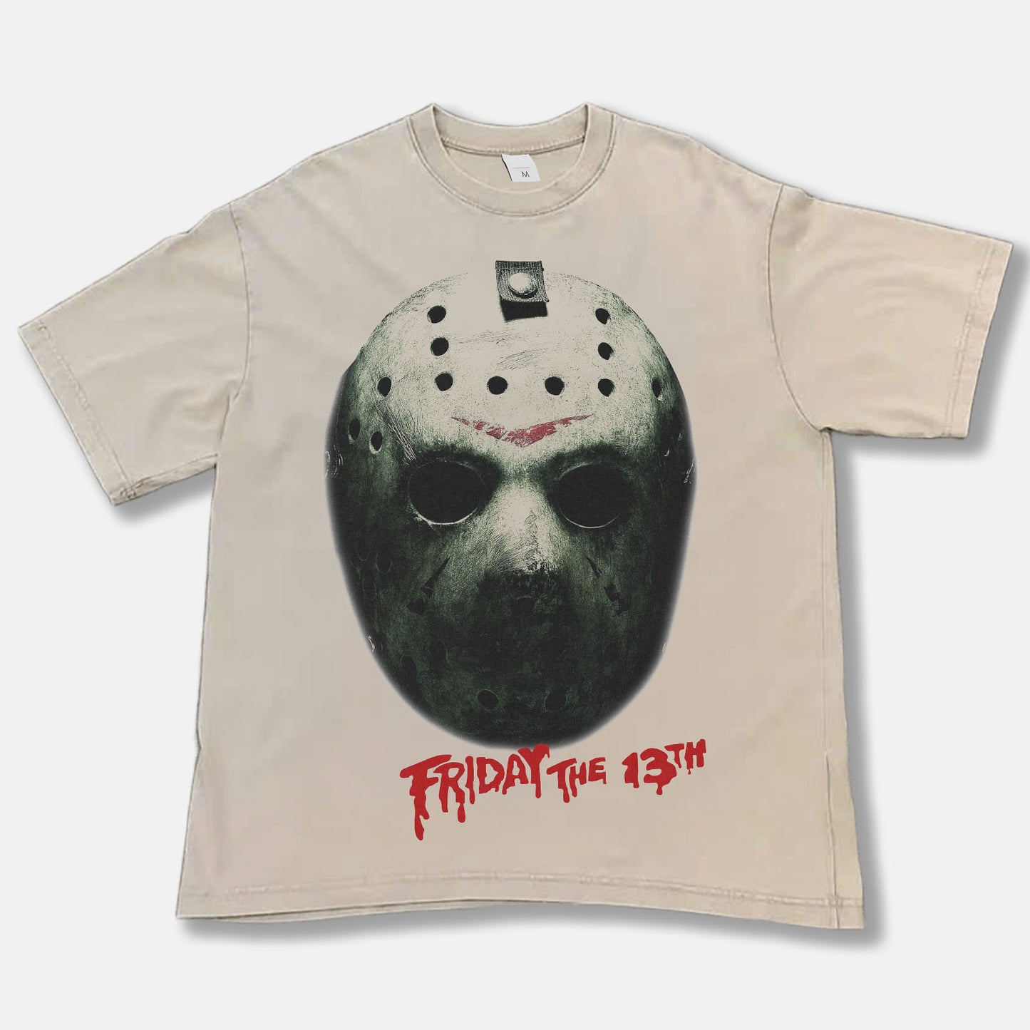 Friday The 13th Mask Font Graphic Tee