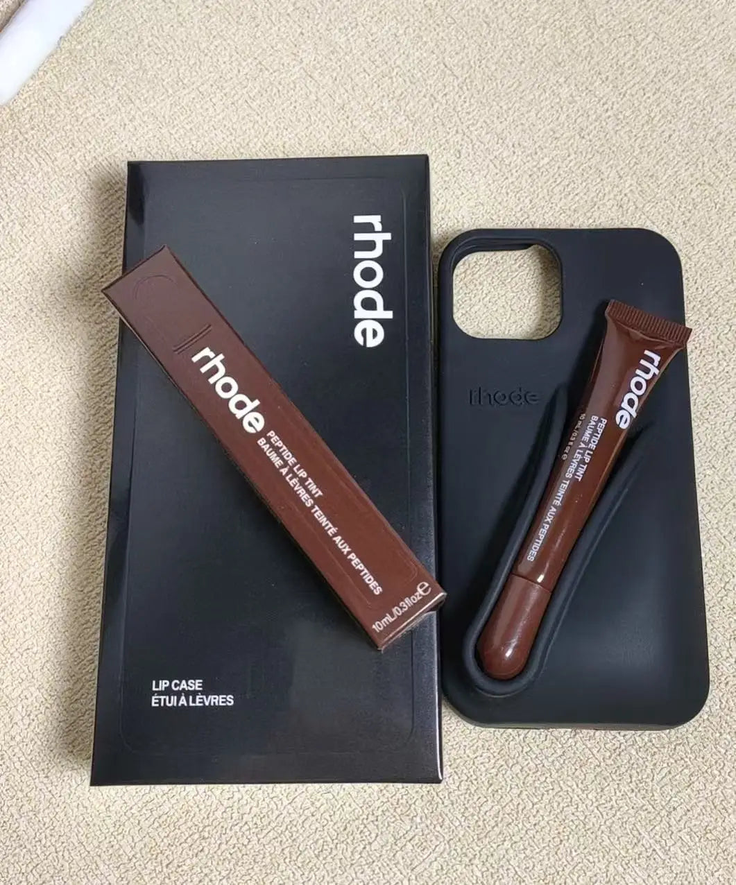 Full Set Rhode Phone Case - Lip Case, Peptide Lip Tint & Gift Box