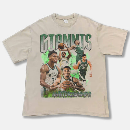 Giannis Antetokounmpo Font Graphic Tee