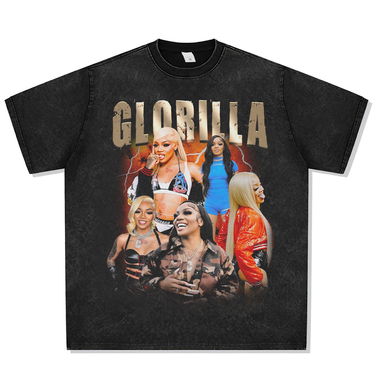 Glorilla Gold Font Graphic Tee