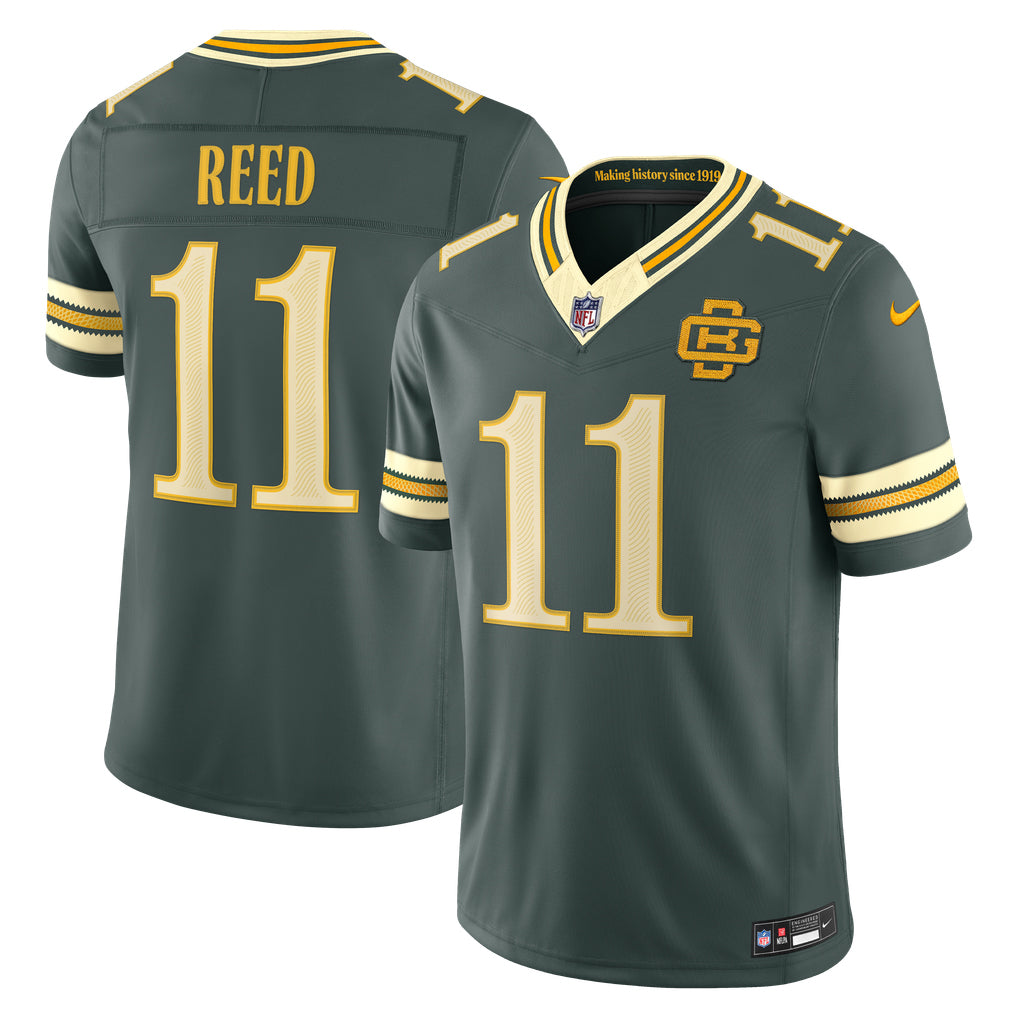 Green Bay Packers Jersey 2026 Rivalries Collection Stitched Limited Jersey - Green