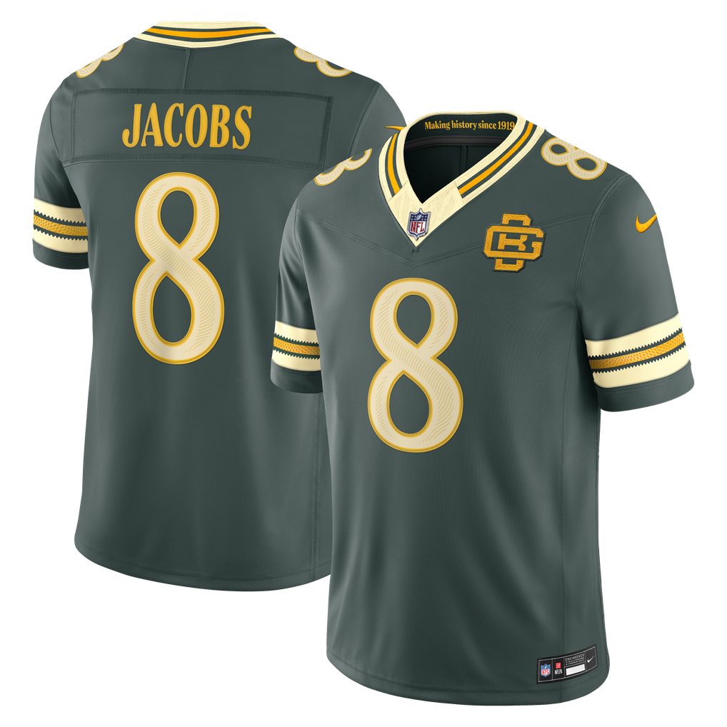 Green Bay Packers Jersey 2026 Rivalries Collection Stitched Limited Jersey - Green