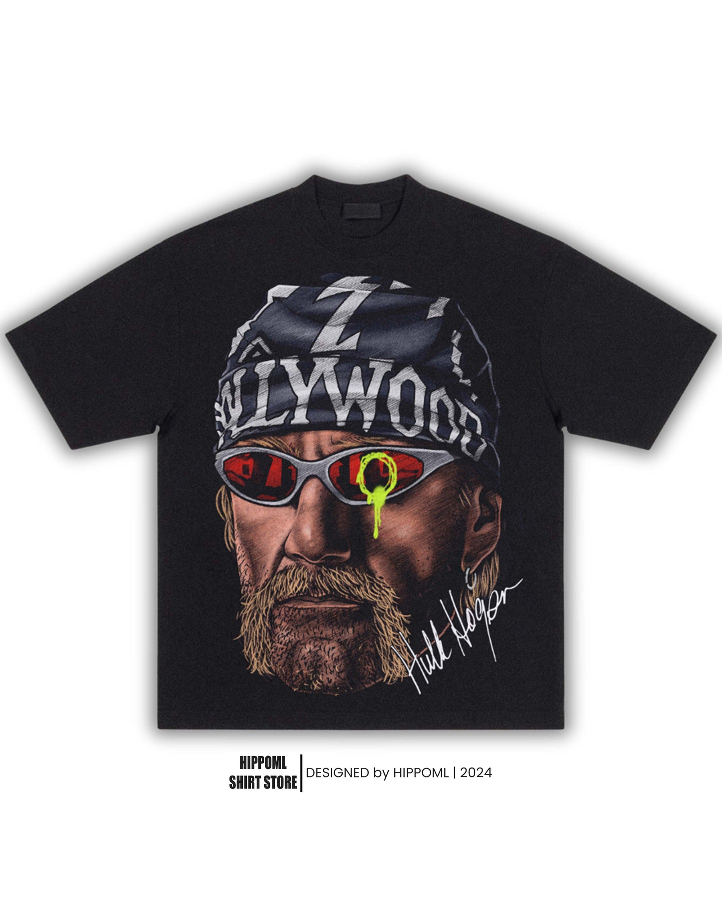 "Hollywood" Big Face Art T-Shirt